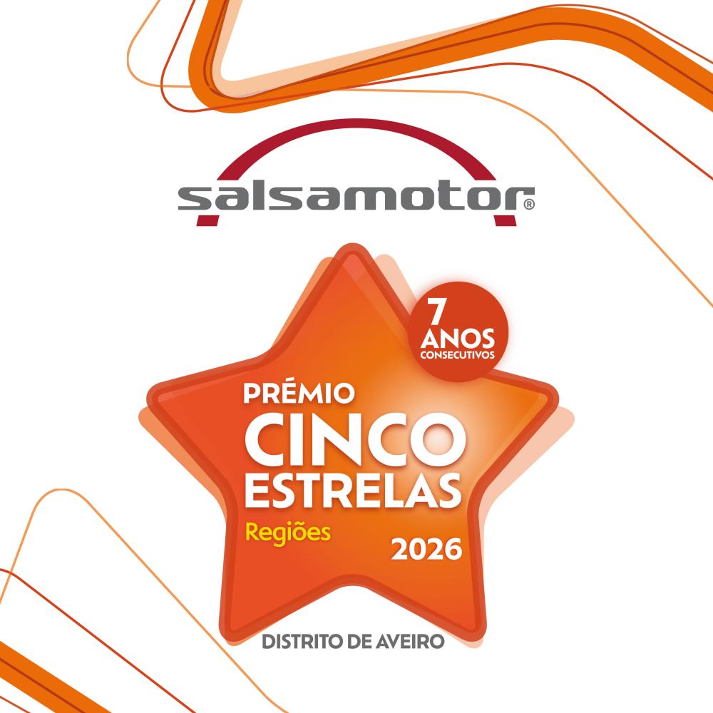 Salsamotor é novamente distinguida com o Prémio Cinco Estrelas Regiões Aveiro 2026